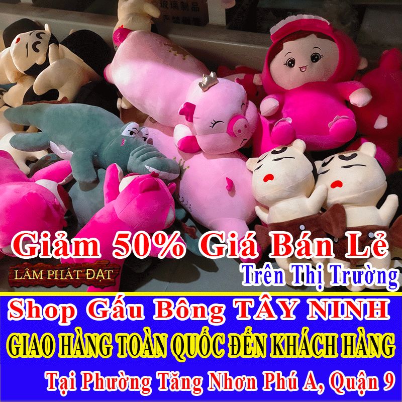 Shop Gấu Bông Bán Lẻ Giảm 50% FREESHIP Toàn Quốc Đến Phường Tăng Nhơn Phú A