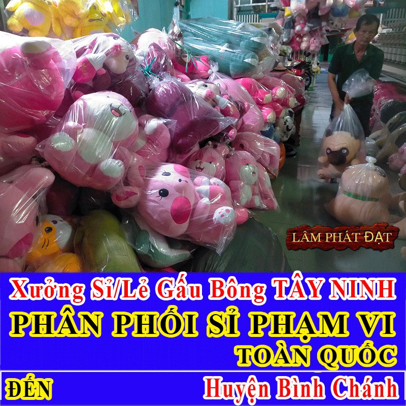 Xưởng Gấu Bông Huyện Bình Chánh FREE SHIP Khách Lẻ