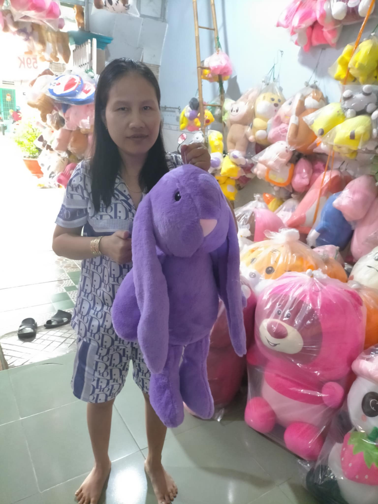 Thỏ Bông Tím 60cm